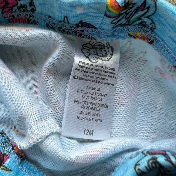 My Little Pony Long Sleeve, Leggings, Tutu, Headbands 3-Piece Outfit Size: 12M - Picture 10 of 13